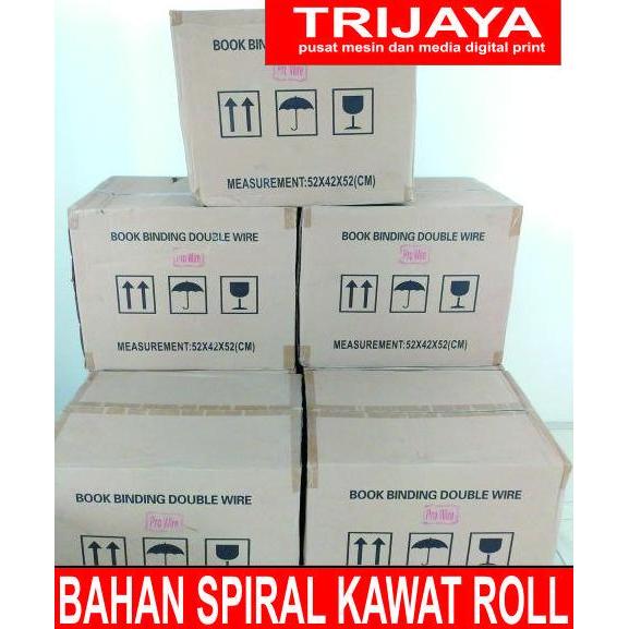 Bahan Spiral Kawat Roll Hitam