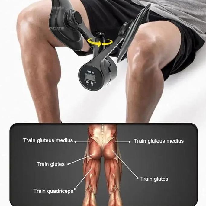 Bestone- Hip Trainer Kegel / Pelvic Muscle Hip Trainer Adjustable with LCD