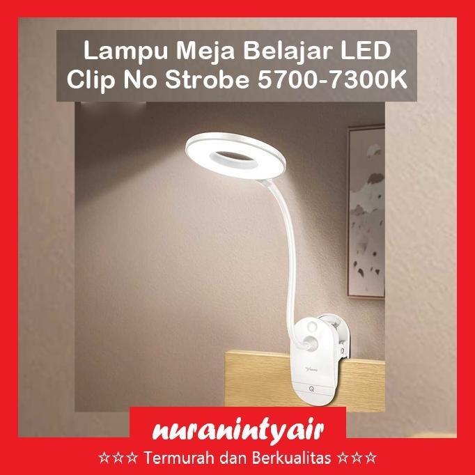 Lampu Belajar LED / Lampu Baca Jepit / Lampu Belajar Cas / Lampu Meja
