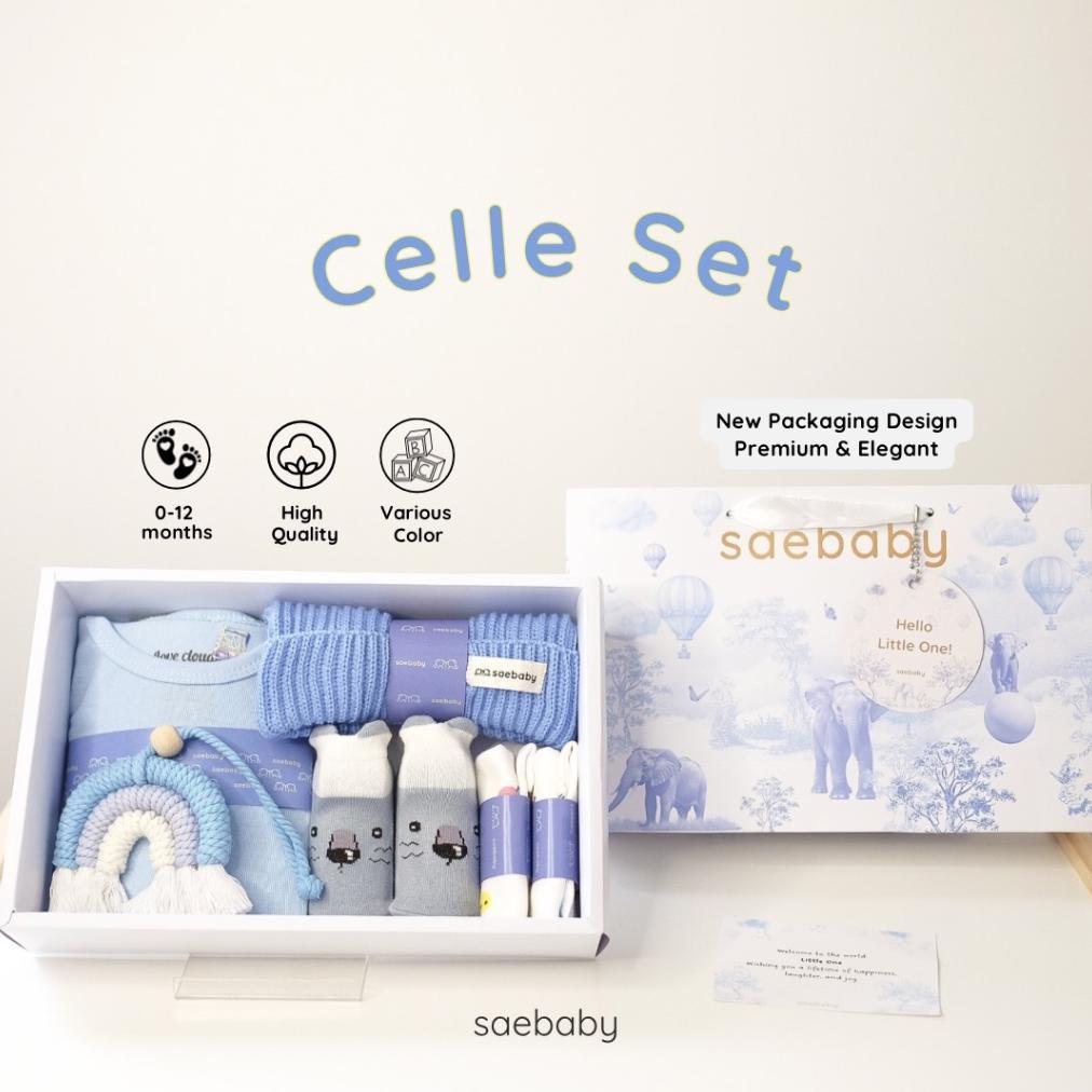 SAE CELLE SET - Hampers Bayi, Baby New born Hampers, Kado Lahiran Bayi,  New Born Baby Gift Set