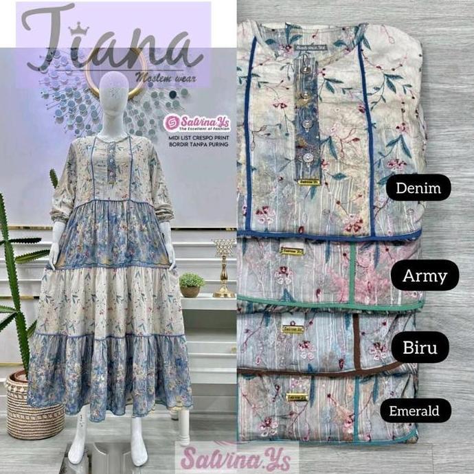 salvina midi crespo bordir bolong tanpa FURING