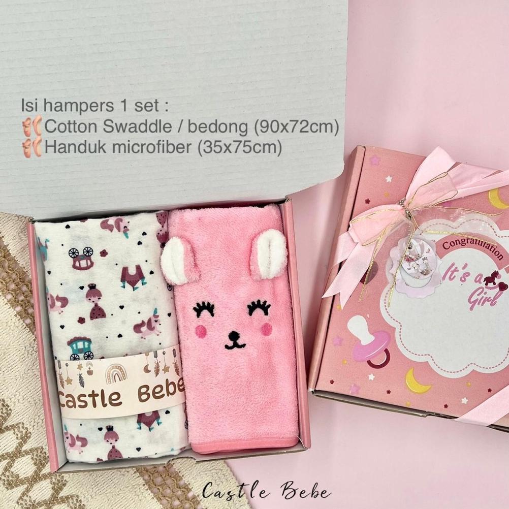 HELLO BEBE HAMPERS -  Baby Hampers Blanket Swaddle Towel Birth Gift Baby Newborn Gift Boy Girl Boy G