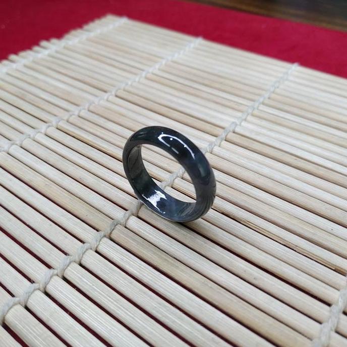 Black Ink Ring Jade (CLEAR)