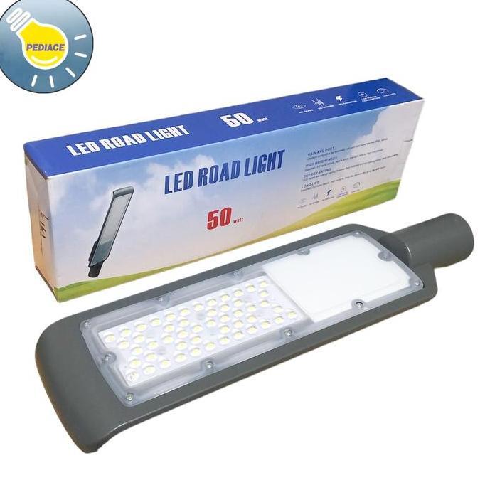 Lampu Jalan LED 50W Lampu PJU 50 Watt Cahaya Putih 6500K - 7500K IP66
