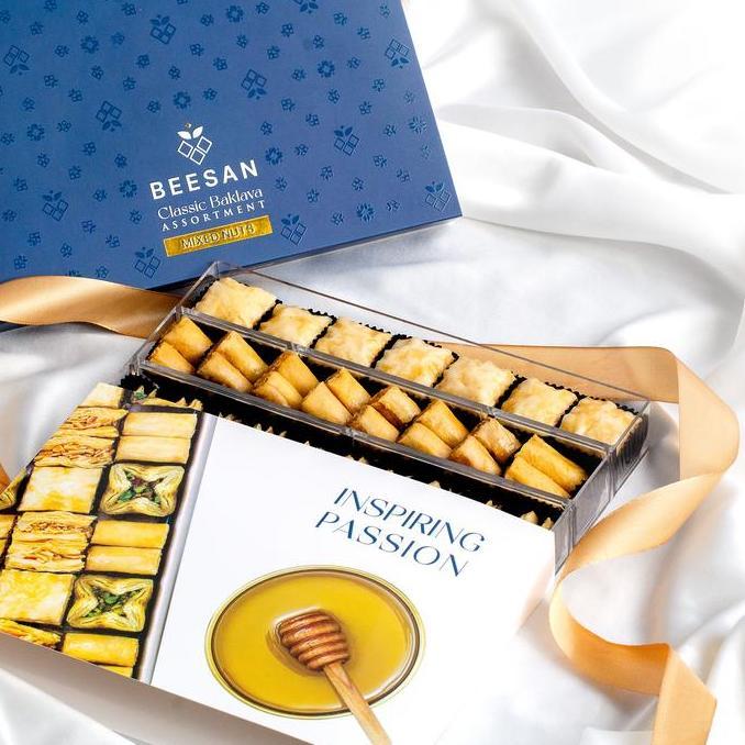 GIFT Beesan baklava - Classic Baklava Assortment (Mixed nuts) kemasan hampers