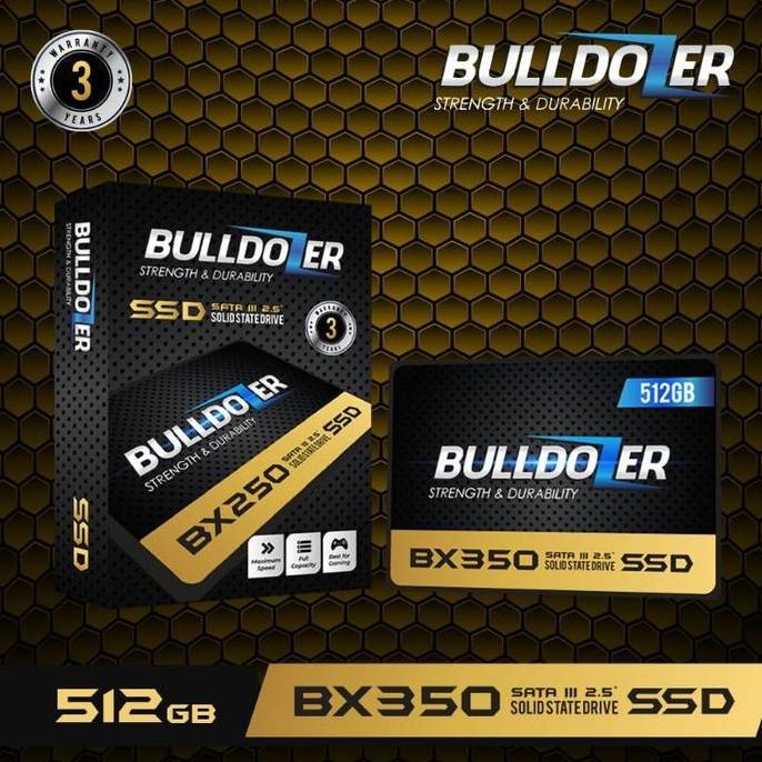 TERMURAH - SSD BULLDOZER 512GB SATA GARANSI 3THN / SSD 512GB