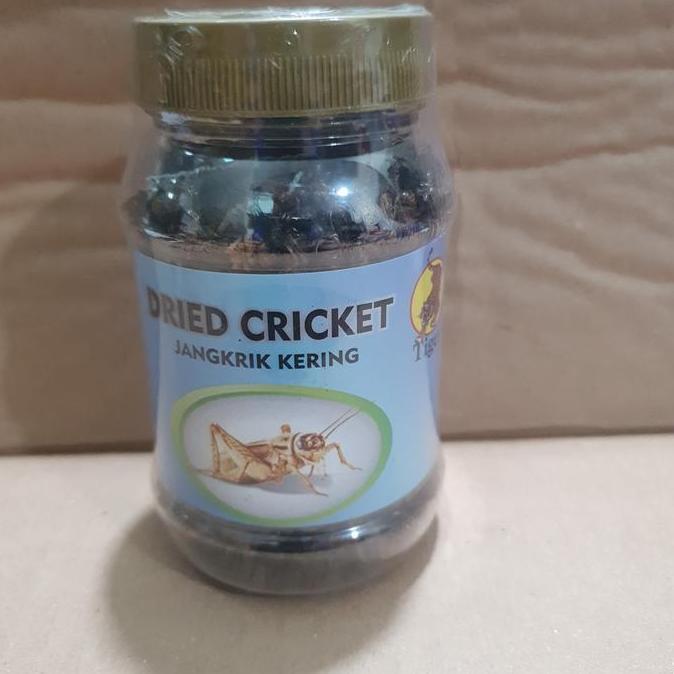 Brixd- Cricket Jangkrik Kering Kemasan Toples  Pakan Burung Anis