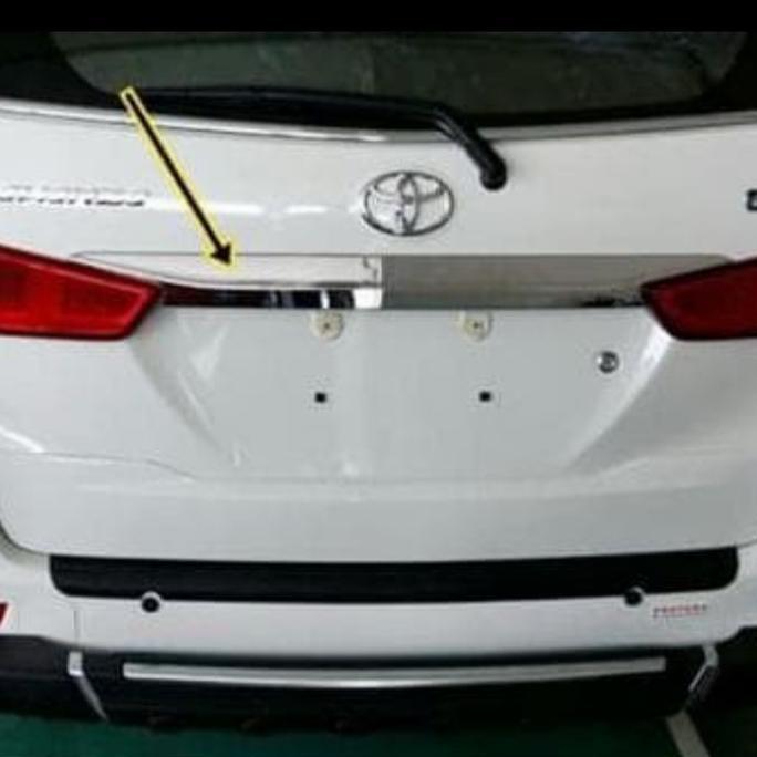 VIRALL TRUNKLID LIS CHROME PINTU BAGASI AVANZA/XENIA 2016-2018 ORIGINAL //