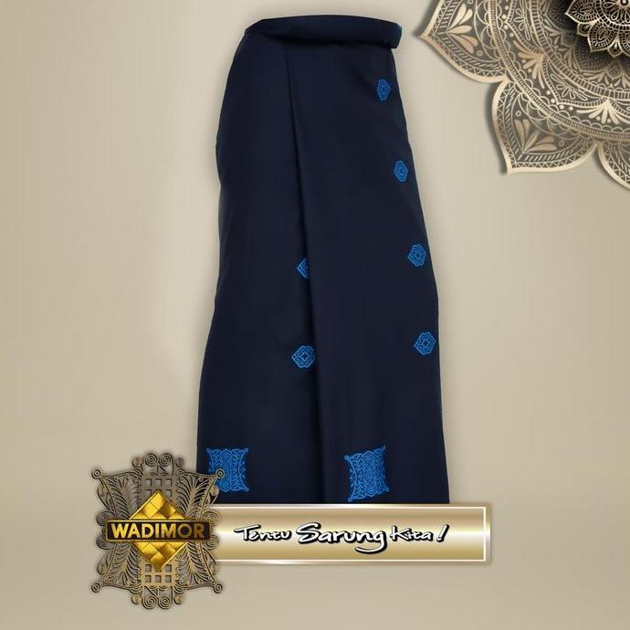 Religg- Wadimor Sarung Tenun Jacquard Bordir Pintu Aceh Kain Katun Dewasa