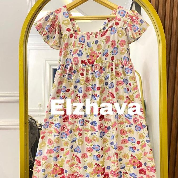 READY Daster Elzhava-Cloudy Dress-Btach 2 Busui Santai-Motif Batik-Midi-Basic Bali Rayon Viscose Ray