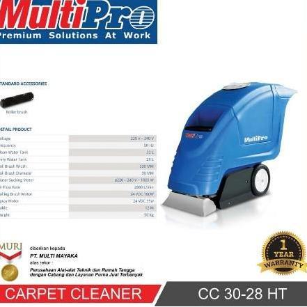 :<:<:<:<] MULTIPRO CC 30-28 HT Carpet Cleaner/Mesin Pembersih Karpet 1000 Watt