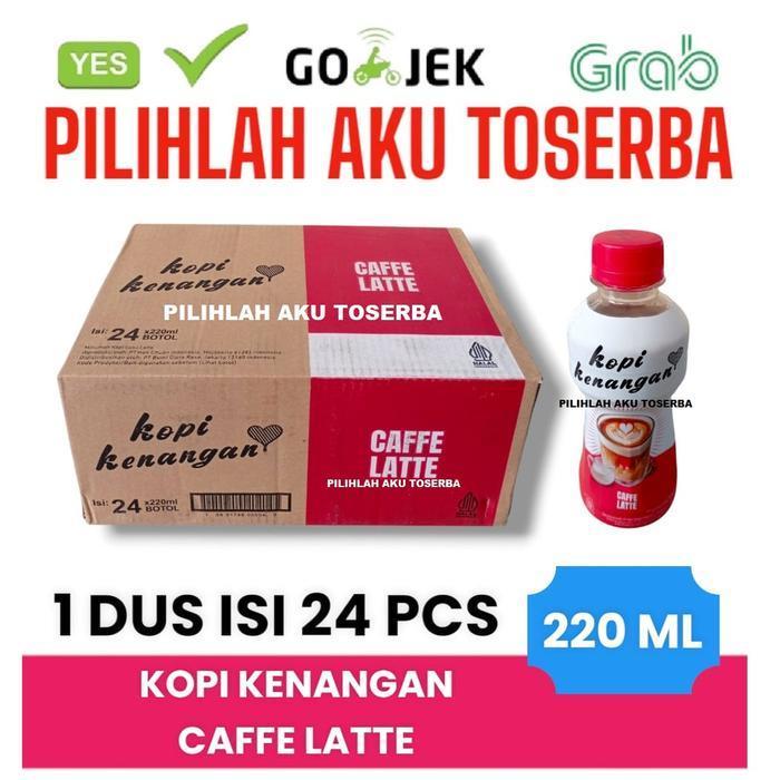 KOPI KENANGAN CAFFE LATTE COFFEE 200 ml - ( 1 DUS isi 24 botol )