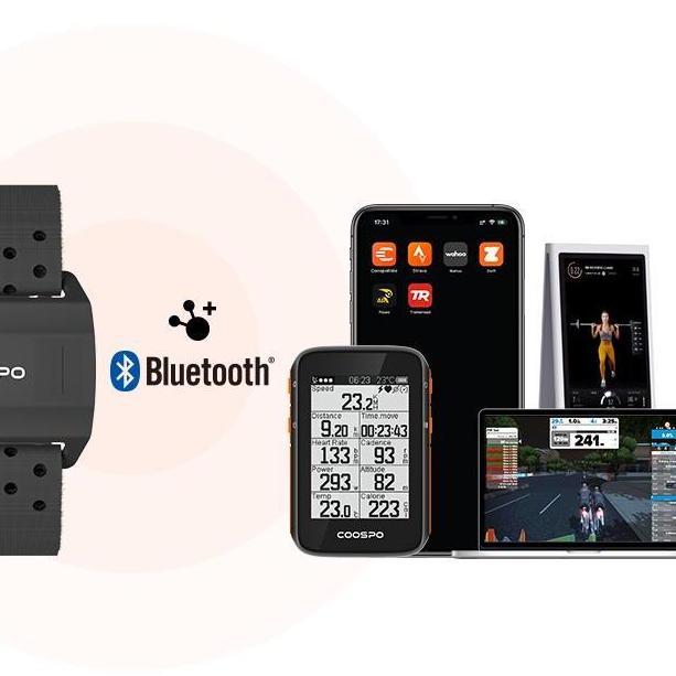 Ewimshonshop - Coospo Heart Rate Sensor (Heart Rate Armband Monitor Bluetooth Ant+)