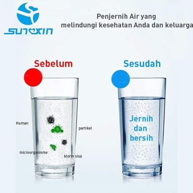 Vajargemilang6 - Filter Air Pemurni Air Keran Saringan Air PDAM Tanah / Air Minum Sehat