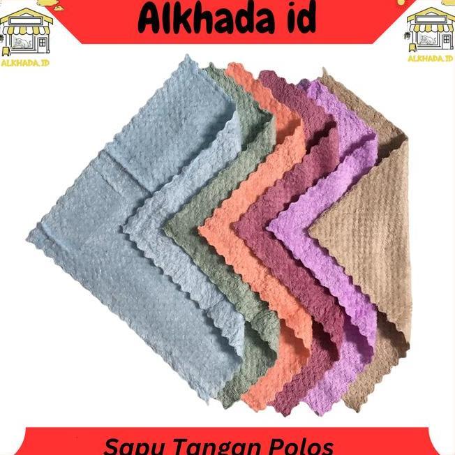 Grosir 6 Pcs Sapu Tangan Handuk Murah | Handuk Olahraga Polos Kecil Pria Wanita Terlaris