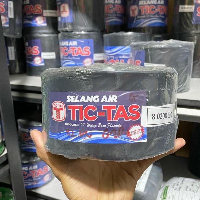 Gaerdenpic- Selang Irigasi 1,5 Dim (8Cm) Tic Tas Tebal 200 Micron 50 Meter - Setara Pipa 1,5 Inci - 