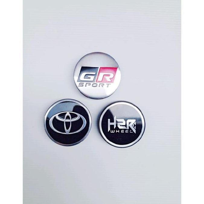 New Dop Velg Logo Toyota dengan ukuran 57 mm untuk Avanza, Rush Car