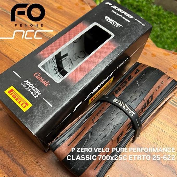 Promo BAN LUAR PIRELLI P ZERO VELO CLASSIC 700x25C CLASSIC / BAN ROADBIKE BAN RB 700x25 Diskon