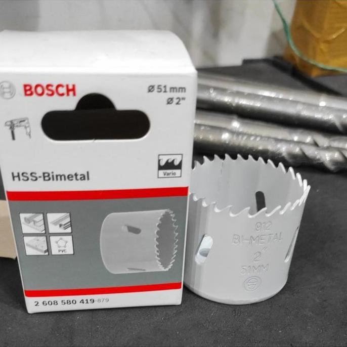 ```````] Bosch Bi-Metal Holesaw 57mm Hole saw Kayu Almini PVC