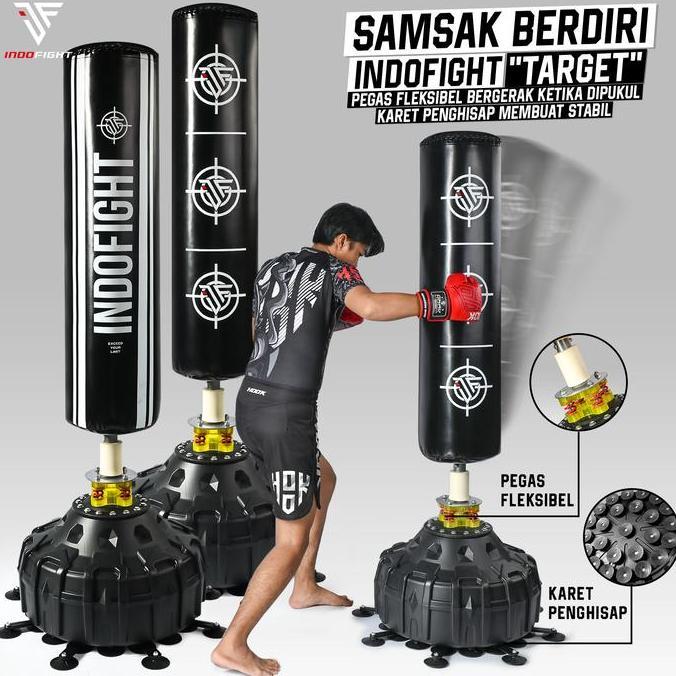 Samsak Berdiri Indofight Standing Punching Bag Samsak Tinju Berdiri Samsak Berdiri Indofight Sansak 