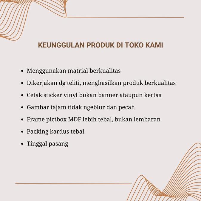 Xyxy- Hiasan Dinding Ruang Tamu Kaligrafi Ayat Seribu Dinar Jumbo Aesthetic