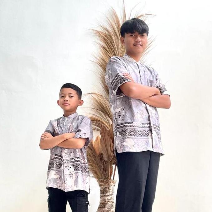 Super Promo, Haura Baju Koko Maxmara Couple Dewasa Anak Motif Muslim