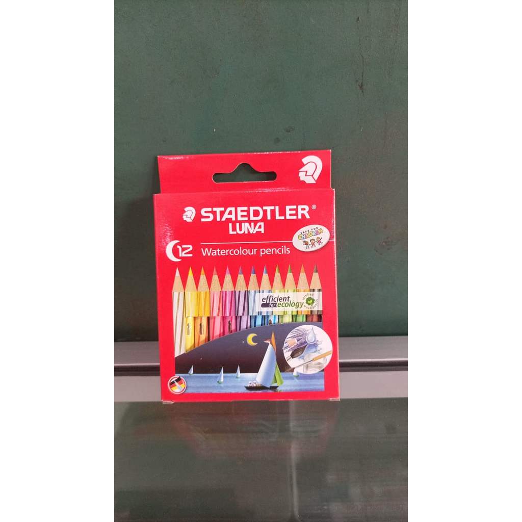 Pensil Warna Staedler Luna 12 Warna Pendek