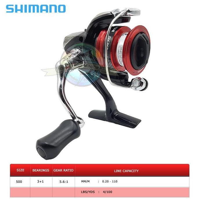 Super Murah, Reel Pancing Shimano Sienna 500Fg 1000Fg 2000Fg 2500Hg Fg Terlaris