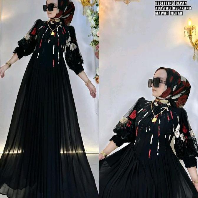 Murah NewReady Maxi Dress Langsing Loly Premium 100%Ori Shr