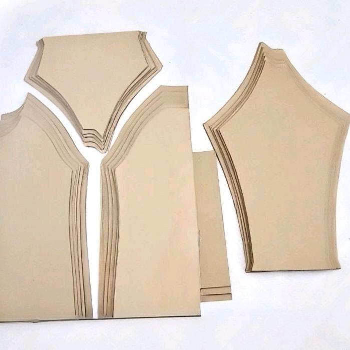 Pola Kaos Raglan Wanita Dewasa 6 Ukuran