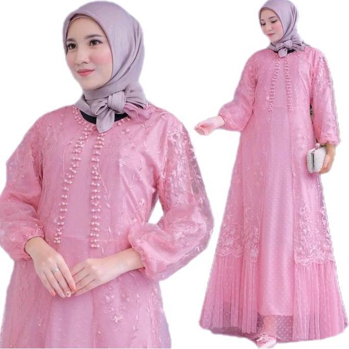 Murah Maxi Utari/Gamis Model Terbaru/Gaun Muslim Wanita Cantik Simpel
