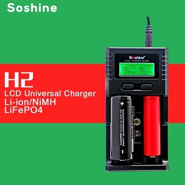 Soshine H2 Charger Bisa Ukur Capacity Seperti XTAR VC4 Nitecore USB
