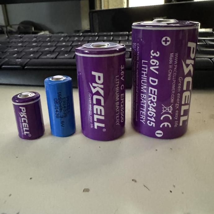 Battery Baterai Lithium PLC ER34615 3.6V D 19000mAh 19Ah Ungu