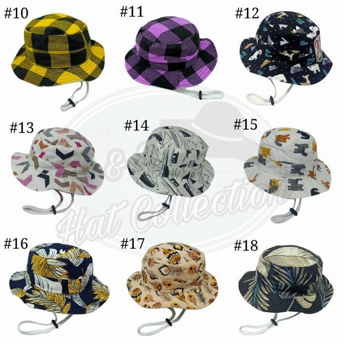 Topi Bucket Anak Model Topi Jungle Bertali Topi Safari Anak