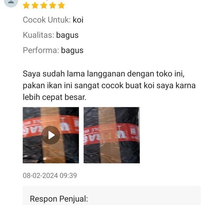 Fishtoday- Pelet Pakan Koi Sumo High Growth