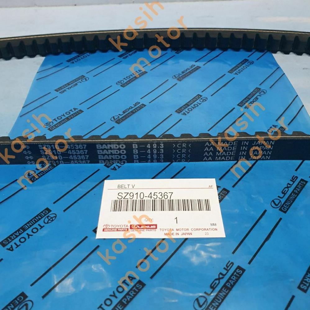 FAN BELT VAN BELT TALI KIPAS SZ910 45367 12V 12 VOLT HINO DUTRO HT130 130 HT ORIGINAL