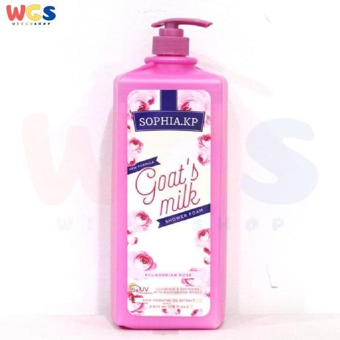 Sophia Kp Goats Milk Shower Foam Ecuadorian Rose 2.3 L - Sabun Mandi