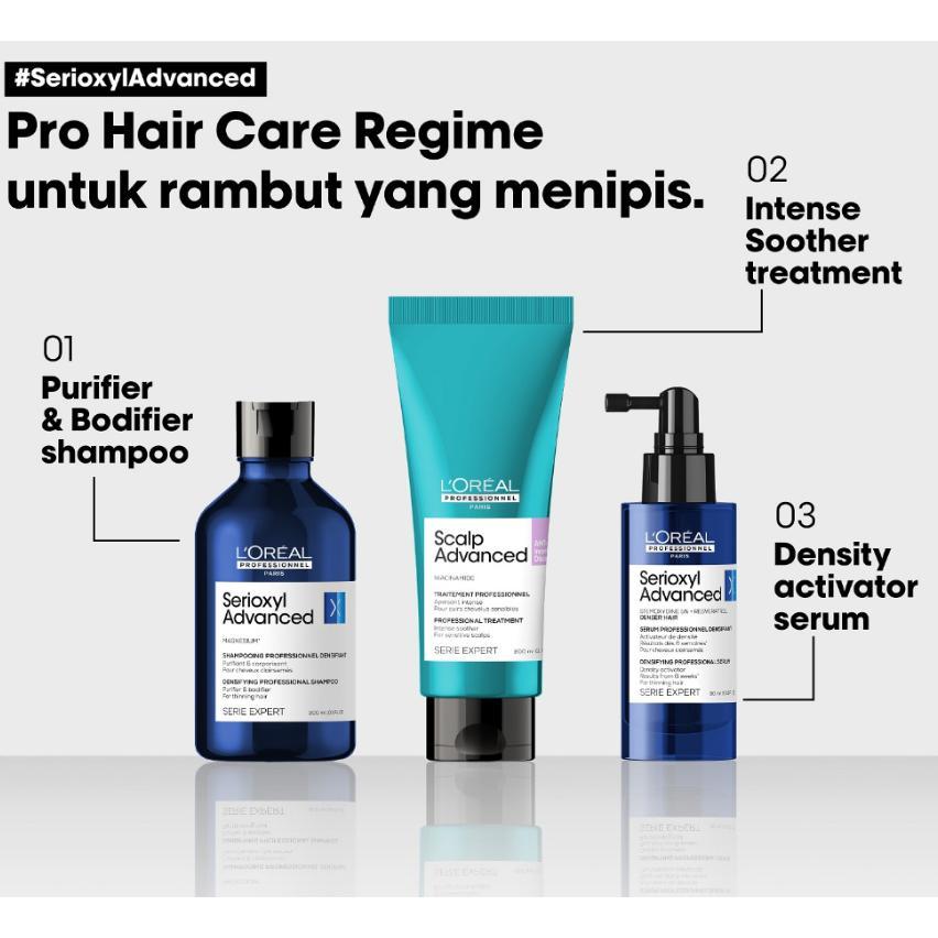 Loreal Serioxyl Denser Hair Serum 90 Ml Loreal Serioxyl Advanced Shampoo Rambut Rontok Penebal Rambu