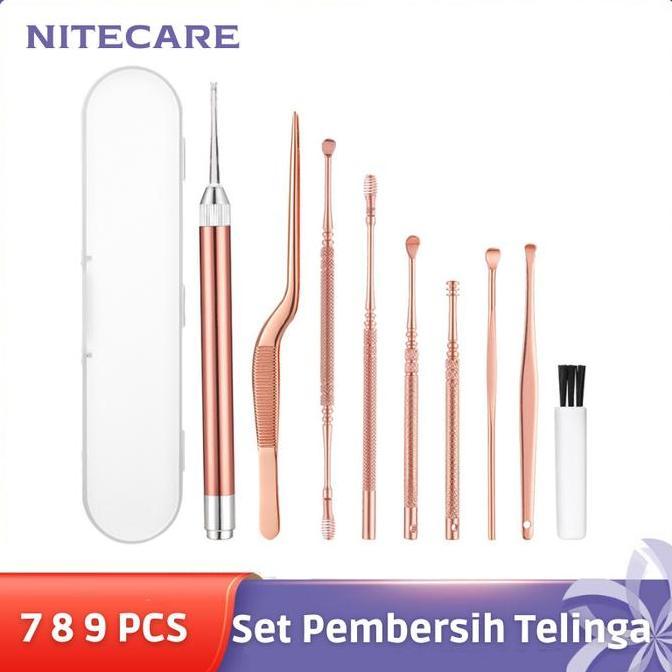 Set Korek Kuping Alat Pembersih Telinga Aman untuk Bayi atau Dewasa