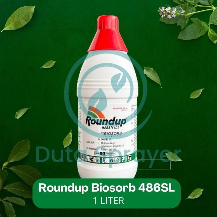 Murah  Roundup 486 Sl 1L Herbisida Pembasmi Rumput 1 Liter