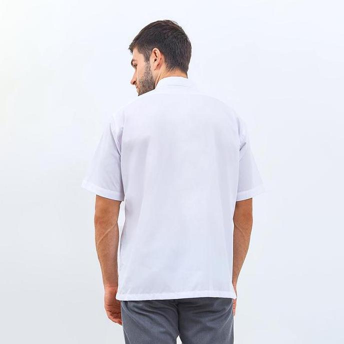 Alisan Koko Bordir Lengan Pendek Putih Kboko00178Putihss