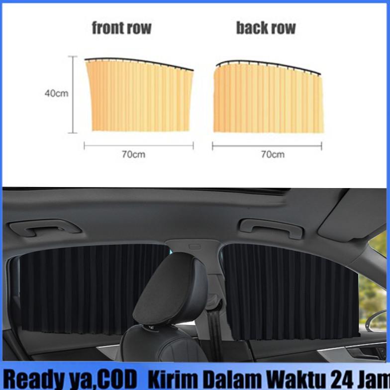 4PCS Tirai Mobil / Tirai Mobil Kaca Samping/Penutup Kaca Mobil Anti Panas /Tirai Mobil Anak Bayi