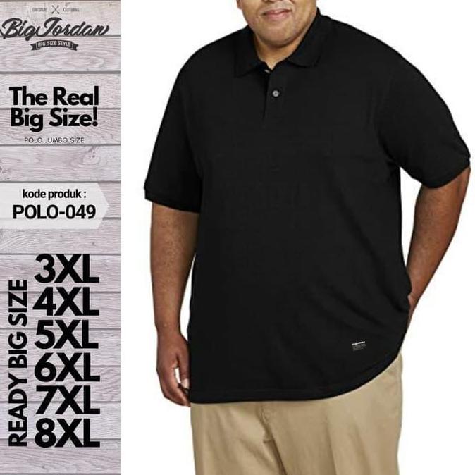 polo shirt bsize jumbo 4XL 5XL 6XL kaos kerah pria jumbo 7XL 8XL