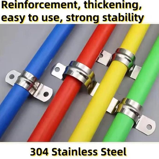 Clamp Omega Stainless M20/M25 Klem Sadel Pipa 100Pcs