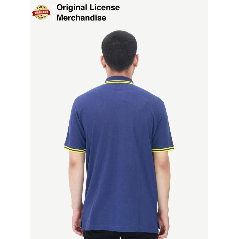 Kaos Baju Polo Shirt Pendek Pria Wanita Band NIRVANA Ori Yellow Smiley