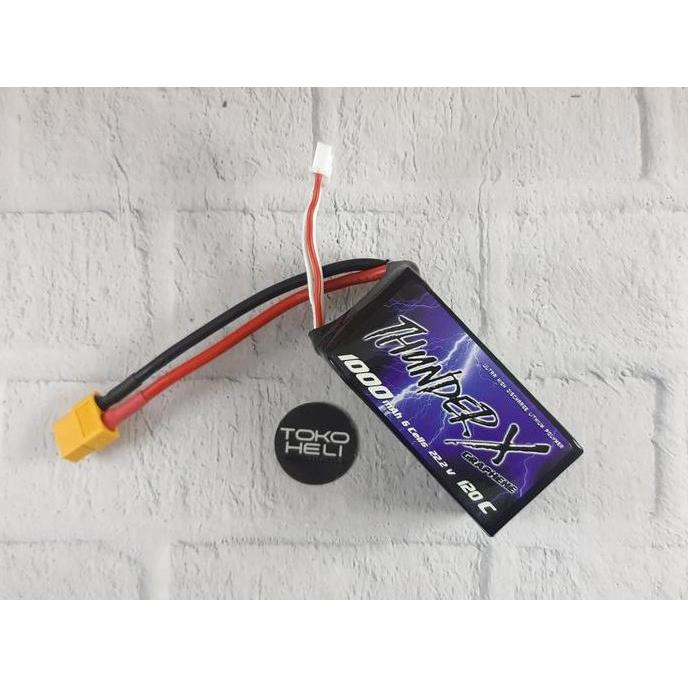 ThunderX 120C 1000mah 22.2V 6S Lipo Battery XT60