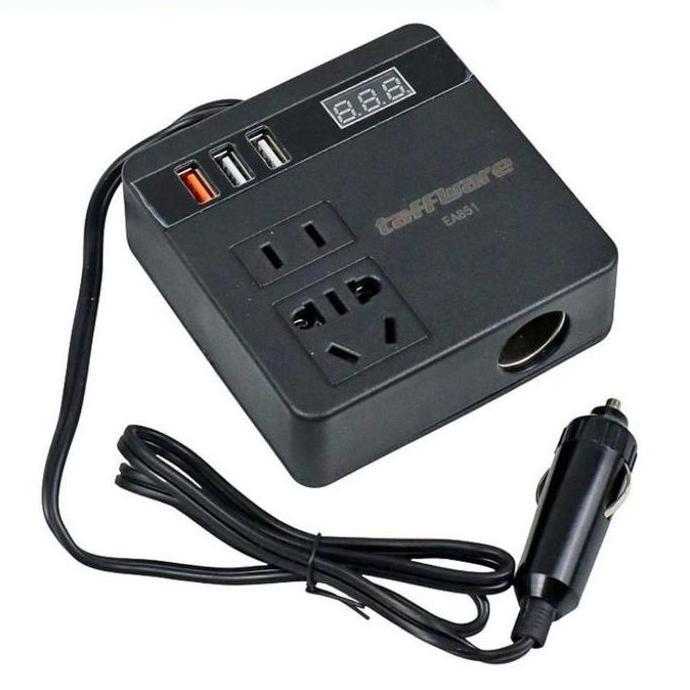 New Arrival, Inverter Mobil 12V Dan 24V To 110V Dan 220V Pengubah Arus Dc Mobil Ke Ac Listrik Rumah 