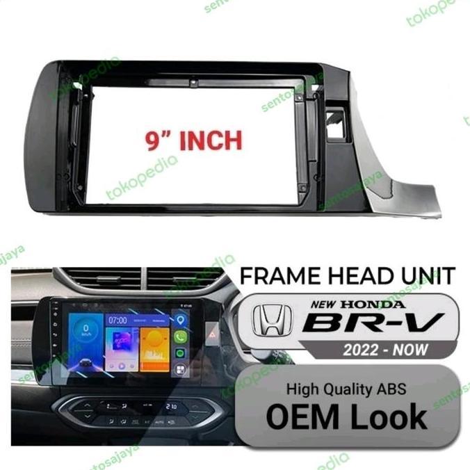 // FRAME HEAD UNIT ANDROID 9 INCH HONDA ALL NEW BRV 2022 *