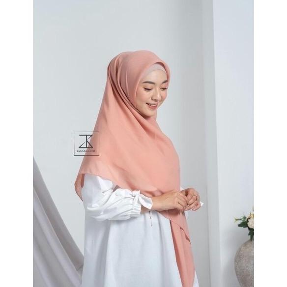 Thegirlrelig- Bella Square Jumbo Syari Hijab Segi Empat 140 X 140 Dan 130 X 130 Polycotton