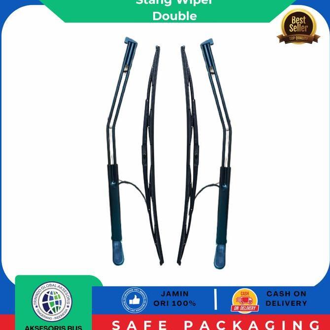 Promo Stang Wiper double + Karet Wiper COD